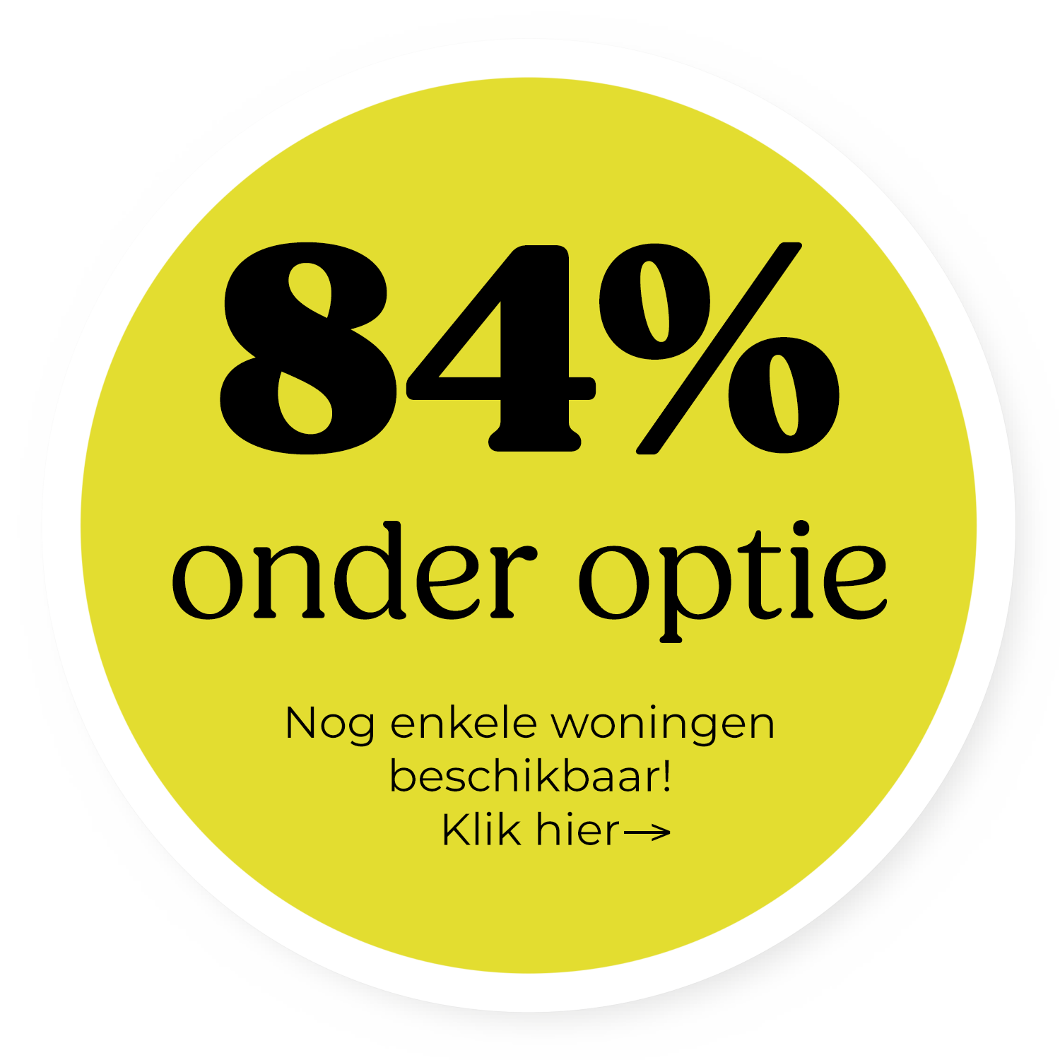 Sticker-84procentonderoptie